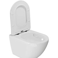 Унитаз подвесной White Wave Meridian Tornado Flush (белый глянец) - Превью изображения №4 — Интернет-магазин Time-Shop