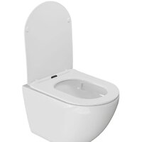 Унитаз подвесной White Wave Meridian Tornado Flush (белый глянец) - Превью изображения №3 — Интернет-магазин Time-Shop