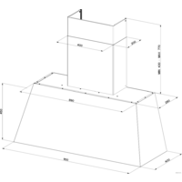 Кухонная вытяжка Faber Chloe XL Cast Iron A110 321.0506.536 - Превью изображения №4 — Интернет-магазин Time-Shop