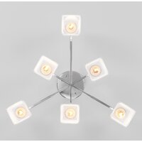 Припотолочная люстра Евросвет Delfi 30162/6 (Хром) - Превью изображения №3 — Интернет-магазин Time-Shop