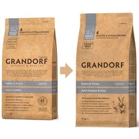 Сухой корм для собак Grandorf Medium & Maxi Breeds Rabbit & Turkey (с кроликом/индейкой) 10 кг - Превью изображения №2 — Интернет-магазин Time-Shop