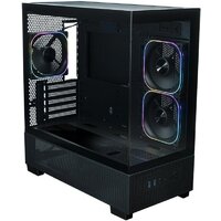 Корпус XASTRA Q500M 3ARGB-FG-C10-UC (черный) - Превью изображения №3 — Интернет-магазин Time-Shop