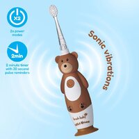 Электрическая зубная щетка Brush-Baby WildOnes Bear - Превью изображения №6 — Интернет-магазин Time-Shop