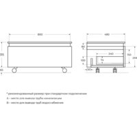  Cezares Тумба SLIDER-800-1C-PI-RT-P - Превью изображения №4 — Интернет-магазин Time-Shop