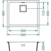 Кухонная мойка Alveus Quadrix 50 (стальной) - Превью изображения №3 — Интернет-магазин Time-Shop