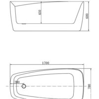 Ванна Aquanet Family Trend 170x78 00260052 - Превью изображения №4 — Интернет-магазин Time-Shop