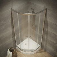 Душевой уголок Triton Альфа-Хром 90х90 (без поддона) - Превью изображения №3 — Интернет-магазин Time-Shop