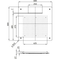 Верхний душ RGW SP-74 - Превью изображения №2 — Интернет-магазин Time-Shop
