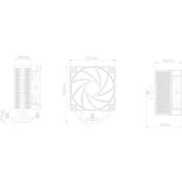 Кулер для процессора DeepCool AK400 ZERO DARK R-AK400-BKNNMN-G-2 - Превью изображения №2 — Интернет-магазин Time-Shop