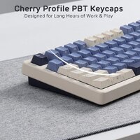 Клавиатура Royal Kludge S85 Horizon Blue (RK Beige) - Превью изображения №7 — Интернет-магазин Time-Shop