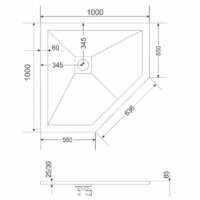 Душевой поддон Grossman Strong GR-S1100100D - Превью изображения №8 — Интернет-магазин Time-Shop