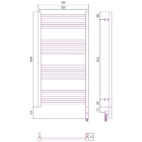 Полотенцесушитель Сунержа Модус 3.0 1000х500 МЭМ правый 00-5701-1050 - Превью изображения №4 — Интернет-магазин Time-Shop
