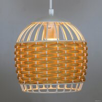 Подвесная люстра Элетех Кантри 231 НСБ 01-3х60-170 Е27 1005405193 (белый муар) - Превью изображения №2 — Интернет-магазин Time-Shop