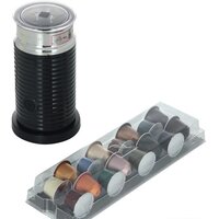 Капсульная кофеварка DeLonghi Inissia Black (Aeroccino) [EN 80.BAE] - Превью изображения №13 — Интернет-магазин Time-Shop