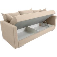 Диван Krones Эллада мод.2 (велюр, бежевый) - Превью изображения №2 — Интернет-магазин Time-Shop