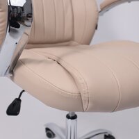 Офисное кресло AksHome Mastif Eco (экокожа, бежевый) - Превью изображения №8 — Интернет-магазин Time-Shop