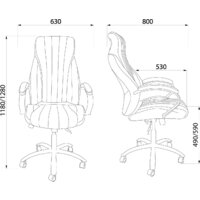 Офисное кресло AksHome Mastif Eco (экокожа, бежевый) - Превью изображения №18 — Интернет-магазин Time-Shop