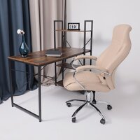 Офисное кресло AksHome Mastif Eco (экокожа, бежевый) - Превью изображения №3 — Интернет-магазин Time-Shop