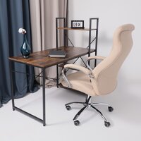 Офисное кресло AksHome Mastif Eco (экокожа, бежевый) - Превью изображения №2 — Интернет-магазин Time-Shop