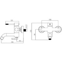 Смеситель Voda Vessel VSL54B - Превью изображения №2 — Интернет-магазин Time-Shop