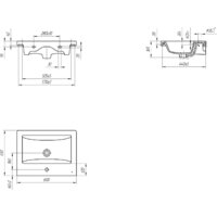  Viant Тумба с умывальником Мальта Como 60 VMAL60CO-T1YP+S-UM-COM60/1-w - Превью изображения №5 — Интернет-магазин Time-Shop