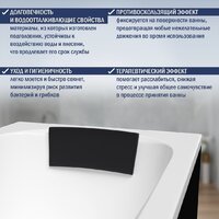 Ванна Lauter Bianca 140 21207140 (с ножками, черным подголов.,черным лиц. и торц.экраном) - Превью изображения №8 — Интернет-магазин Time-Shop