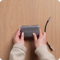 Бокс для накопителей M.2 Satechi USB4 NVMe SSD Pro Enclosure ST-EU4NPM - Превью изображения №6 — Интернет-магазин Time-Shop