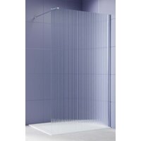 Aquatek Walk in с держателем 120x200 AQ.WI.120.2CH (хром/прозрачное рифленое стекло)