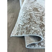 Ковер для жилой комнаты Radjab Carpet Бутик BT 328 Прямоугольник 11549RK (2x2.9, Cream/Brown) - Превью изображения №4 — Интернет-магазин Time-Shop