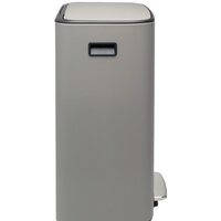 Система сортировки мусора Brabantia Bo Pedal Bin 2 x 30 л (минерально-серый) - Превью изображения №2 — Интернет-магазин Time-Shop