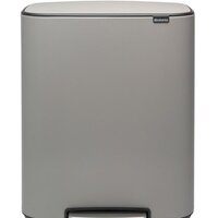 Brabantia Bo Pedal Bin 2 x 30 л (минерально-серый)