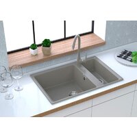 Кухонная мойка GranFest GF-LV-760K (графит) - Превью изображения №3 — Интернет-магазин Time-Shop