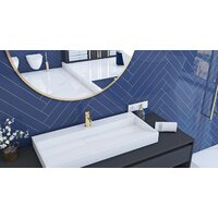 Умывальник Rea Goya 100 U8903 (белый) - Превью изображения №2 — Интернет-магазин Time-Shop