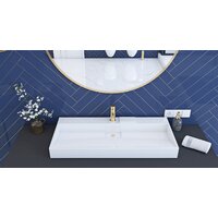 Умывальник Rea Goya 100 U8903 (белый) - Превью изображения №3 — Интернет-магазин Time-Shop