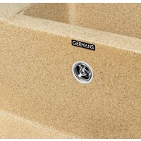 Кухонная мойка Gerhans C10 (песочный) - Превью изображения №5 — Интернет-магазин Time-Shop