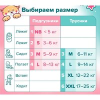 Трусики-подгузники Tanoshi Baby Pants M 6-11 кг (168 шт) - Превью изображения №10 — Интернет-магазин Time-Shop