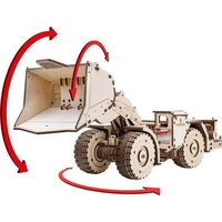 Сборная модель Eco-Wood-Art Погрузочно-доставочная машина МоАЗ-4075 - Превью изображения №2 — Интернет-магазин Time-Shop