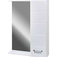 Doratiz Шкаф с зеркалом Вега 50 (правый, белый)