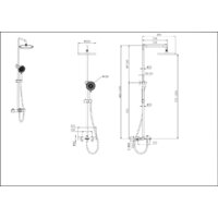 Душевая система  Aquatek AQ2043CR - Превью изображения №7 — Интернет-магазин Time-Shop