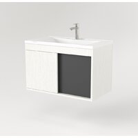  Дабер Тумба под умывальник 014 Cersanit Como 70 Т14.7C.0.20 (белый древесный/серый) - Превью изображения №2 — Интернет-магазин Time-Shop