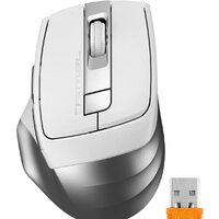 Мышь A4Tech Fstyler FG35S (белый/серебристый) - Превью изображения №2 — Интернет-магазин Time-Shop