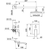 Душевая система  Raglo R01.27.03 - Превью изображения №2 — Интернет-магазин Time-Shop