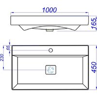Умывальник Aqwella Вилис 4610119205164 - Превью изображения №5 — Интернет-магазин Time-Shop