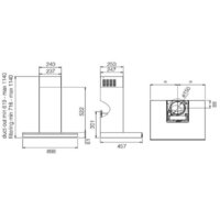 Кухонная вытяжка Elica Adele BL MAT/A/90 - Превью изображения №2 — Интернет-магазин Time-Shop
