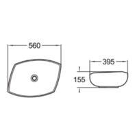 Умывальник SantiLine SL-1027 - Превью изображения №2 — Интернет-магазин Time-Shop