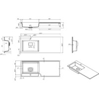 Умывальник Roxen Faber 120L 30010120L-W - Превью изображения №4 — Интернет-магазин Time-Shop