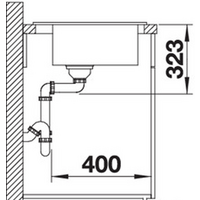Кухонная мойка Blanco Palona 6 (черный) 524738 - Превью изображения №3 — Интернет-магазин Time-Shop