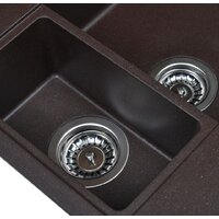 Кухонная мойка Wisent 580-27WQ (с сифоном GER011) - Превью изображения №9 — Интернет-магазин Time-Shop
