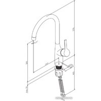 Смеситель AM.PM Spike F9S07033 (белый) - Превью изображения №9 — Интернет-магазин Time-Shop