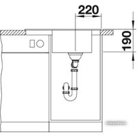 Кухонная мойка Blanco Elon 45 S (белый) [520993] - Превью изображения №4 — Интернет-магазин Time-Shop
